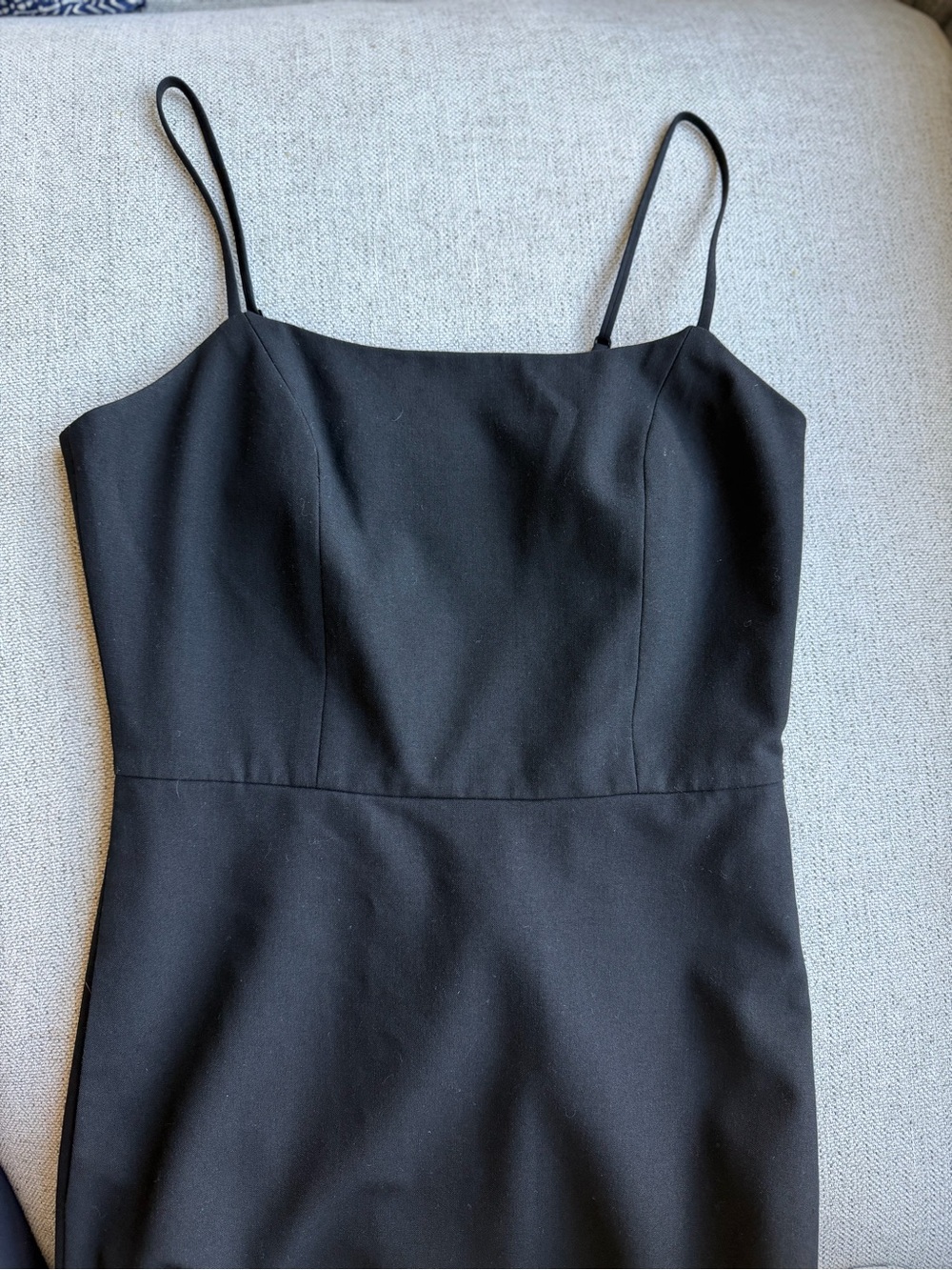Wilfred little black dress adjustable straps